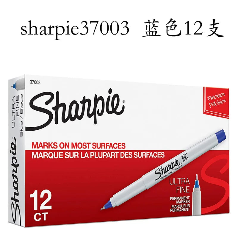 Sharpie Marker Oil Based Waterproof Industrial Thick and Thin Double-ended Markers Painting Hand-drawn Graffiti Art Supplies