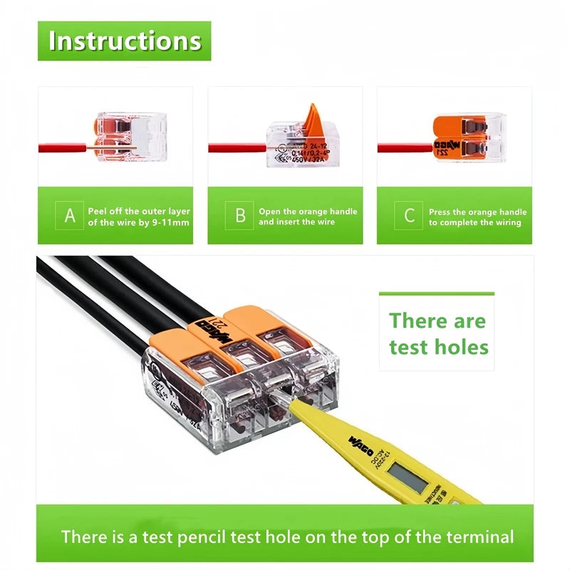 10pcs Original Wago Connector