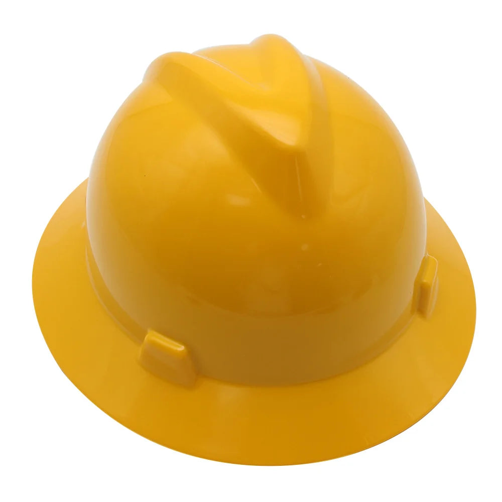 Safety Helmet Full Brim Hard Hat Carbon Fiber Construction Work Cap Lightweight High Strength Railway ABS Protective Hard Hat