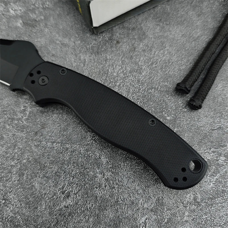C81 Pocket folding knife D2 steel blade G10 Handle Outdoor tactical hunting Knife Camping Hiking survival EDC pocket knife