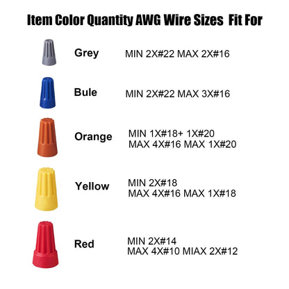 Wire Nuts 250-1000Pcs