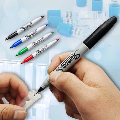 Sharpie Marker Oil Based Waterproof Industrial Thick and Thin Double-ended Markers Painting Hand-drawn Graffiti Art Supplies