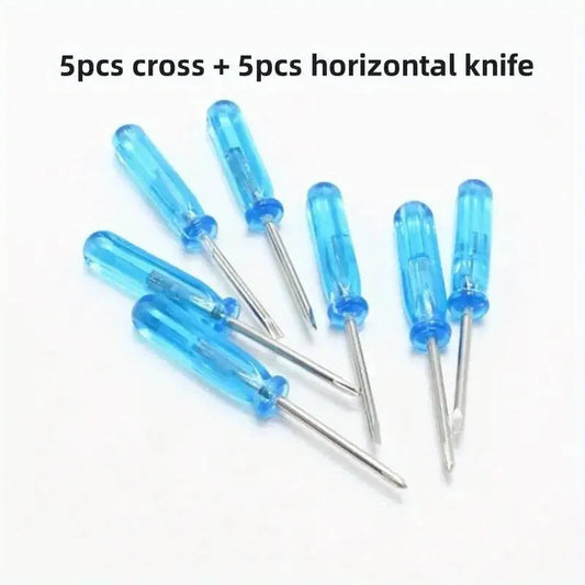 10pcs Blue Mini Screwdriver Set