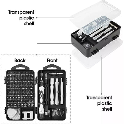 NEW precision screwdriver 115-in-1 set multifunctional professional repair tool with 98pcs magnetic suitable for various repairs