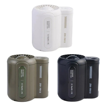Portable Waist Hanging Fan 3 Speeds Strong Airflow Wearable Personal Clip Fan Rechargeable Cool Fan Under Shirt