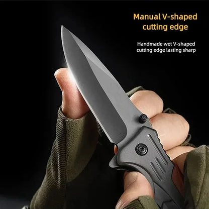 High Hardness Multifunction Folding Knives With Glass Breaker Portable Small Fruit Knife Outdoor Survival Knife Emergency Rescue