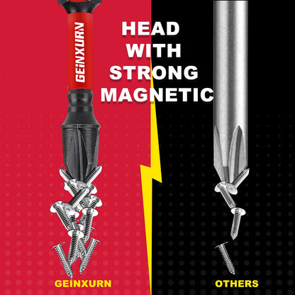 Geinxurn 2Inches Impact Magnetic #2 Phillips Screwdriver Bit Set