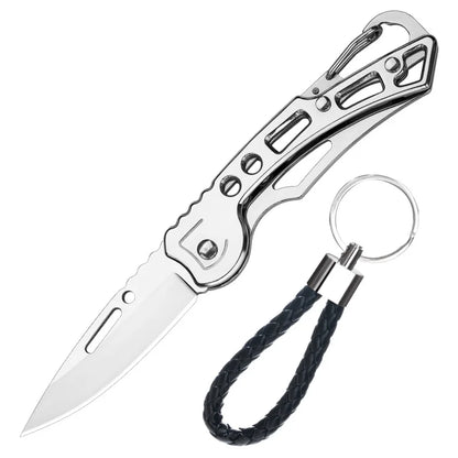 Folding Pocket Knife Stainless Steel Survival Hunting Camping Fishing Portable Fruit Carrying Outdoor Tools Survival Hand Tools