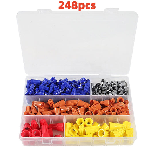 248pcs Electrical Wire Connectors Nuts