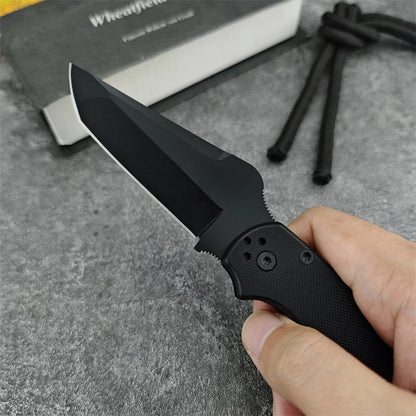 C81 Pocket folding knife D2 steel blade G10 Handle Outdoor tactical hunting Knife Camping Hiking survival EDC pocket knife