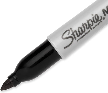 Sharpie Permanent Mini Markers, Fine Point, Black, 72-Pack Canister