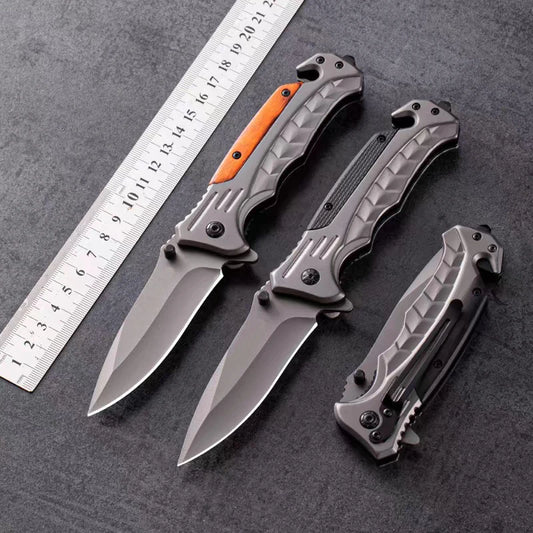 High Hardness Multifunction Folding Knives With Glass Breaker Portable Small Fruit Knife Outdoor Survival Knife Emergency Rescue