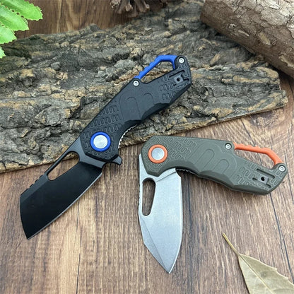 Mini Pocket Folding Knife 8Cr13Mov Blade Nylon Fiber Handle Portable Camping Hiking Outdoor Survival Multitools Knife