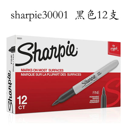 Sharpie Marker Oil Based Waterproof Industrial Thick and Thin Double-ended Markers Painting Hand-drawn Graffiti Art Supplies