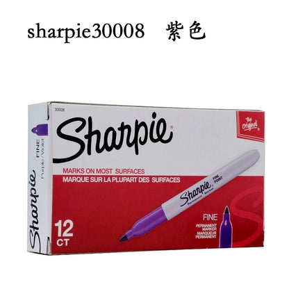 Sharpie Marker Oil Based Waterproof Industrial Thick and Thin Double-ended Markers Painting Hand-drawn Graffiti Art Supplies