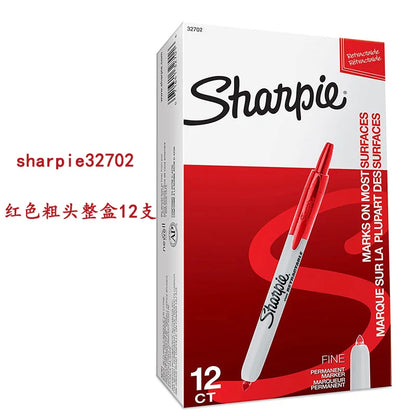 Sharpie Marker Oil Based Waterproof Industrial Thick and Thin Double-ended Markers Painting Hand-drawn Graffiti Art Supplies
