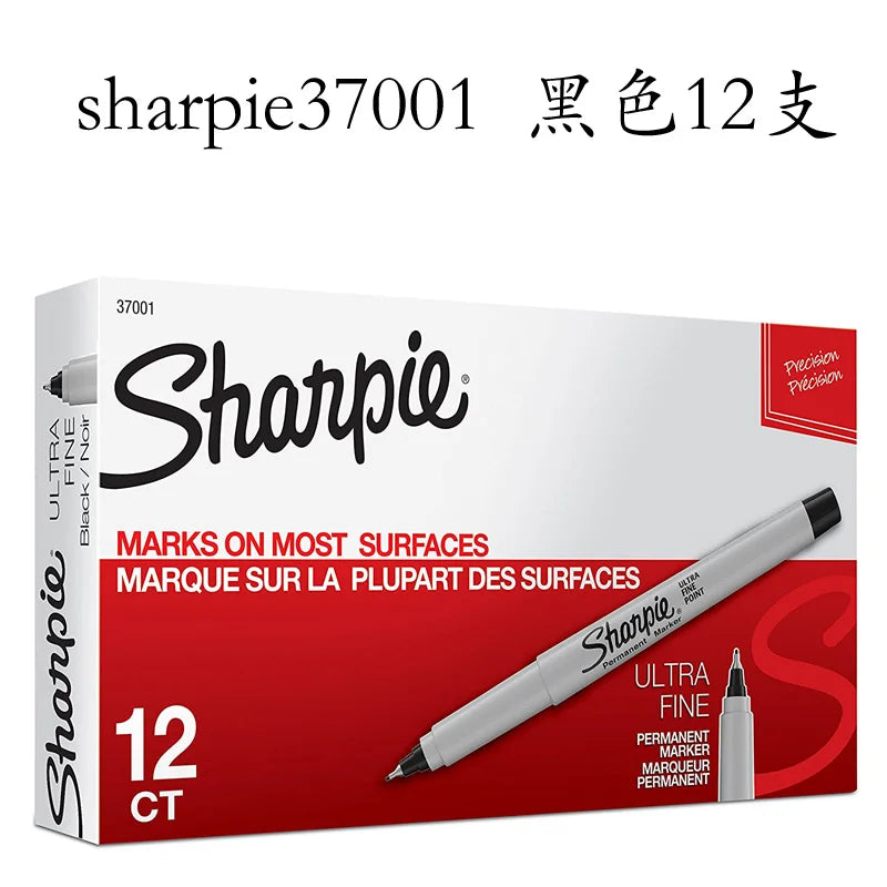 Sharpie Marker Oil Based Waterproof Industrial Thick and Thin Double-ended Markers Painting Hand-drawn Graffiti Art Supplies